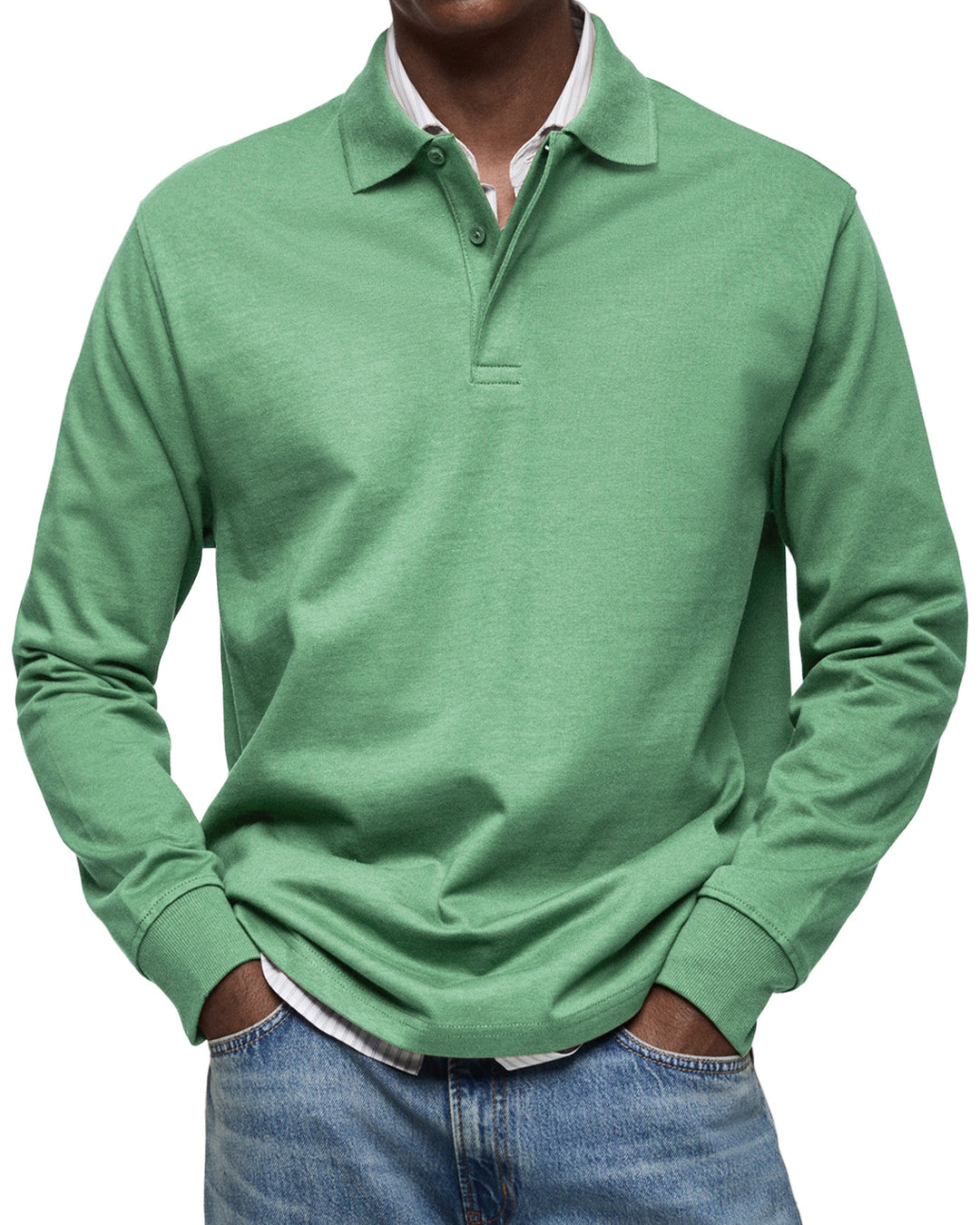 MARK | Luxury Polo with Long Sleeves