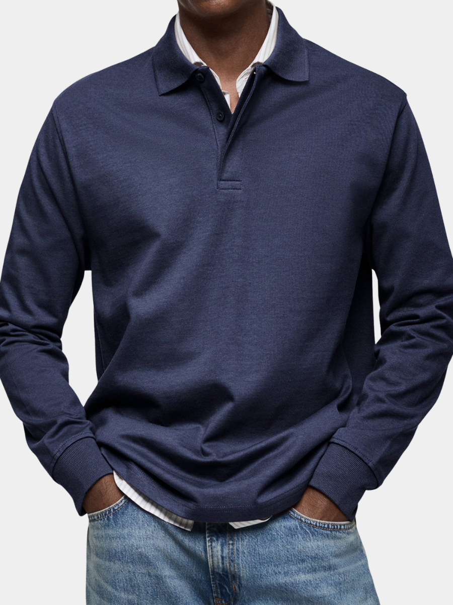 MARK | Luxury Polo with Long Sleeves