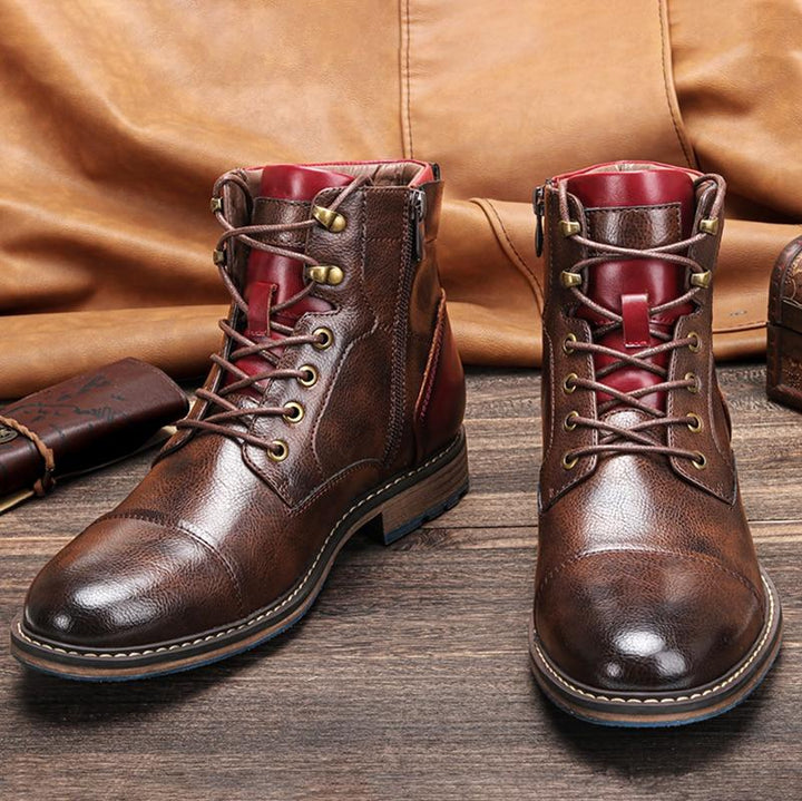 Cris™ | premium leather oxford boots