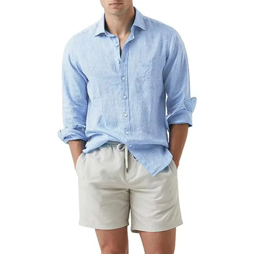 Luke | Relaxed Fit Natural Fiber Shirt