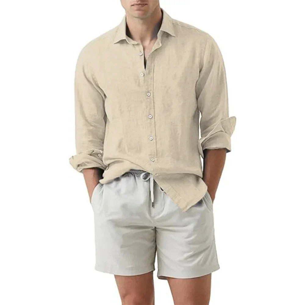 Luke | Relaxed Fit Natural Fiber Shirt