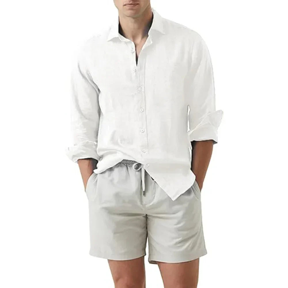 Luke | Relaxed Fit Natural Fiber Shirt