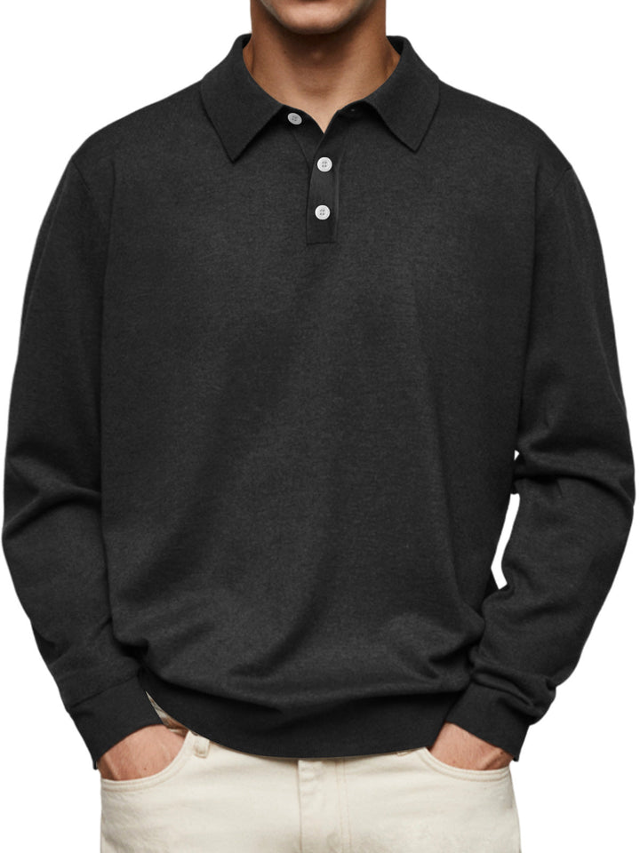 Lucas | Luxury Polo with Long Sleeves