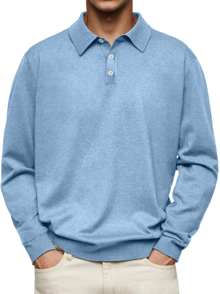 Lucas | Luxury Polo with Long Sleeves