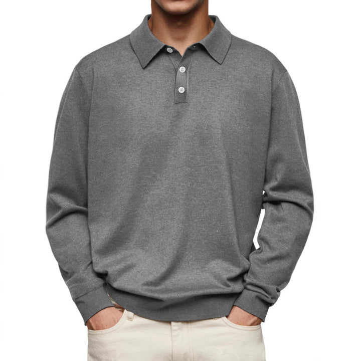 Lucas | Luxury Polo with Long Sleeves