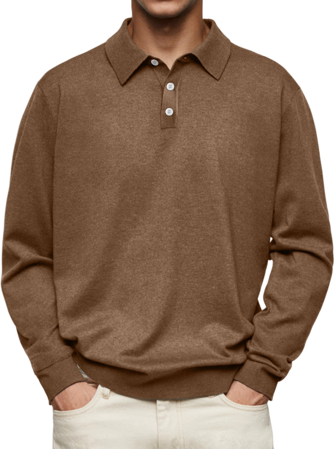 Lucas | Luxury Polo with Long Sleeves