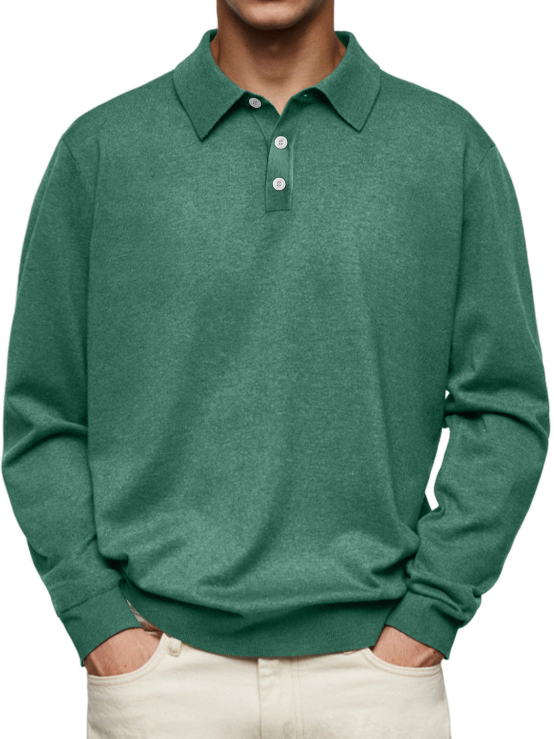 Lucas | Luxury Polo with Long Sleeves