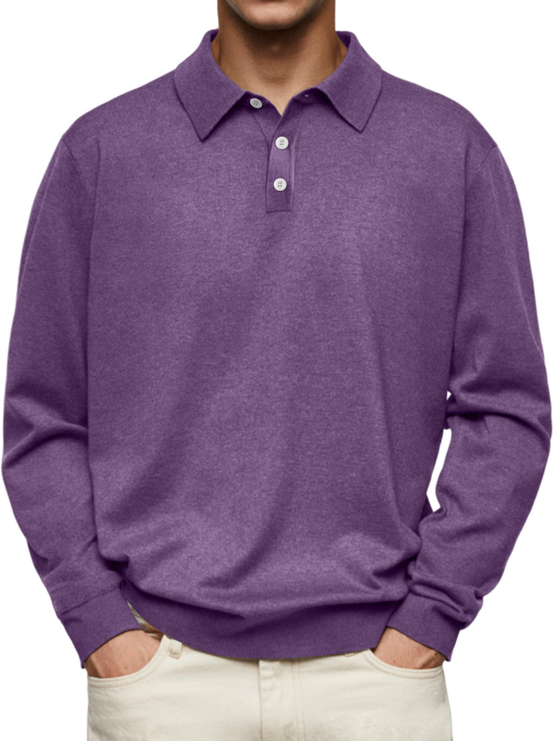 Lucas | Luxury Polo with Long Sleeves