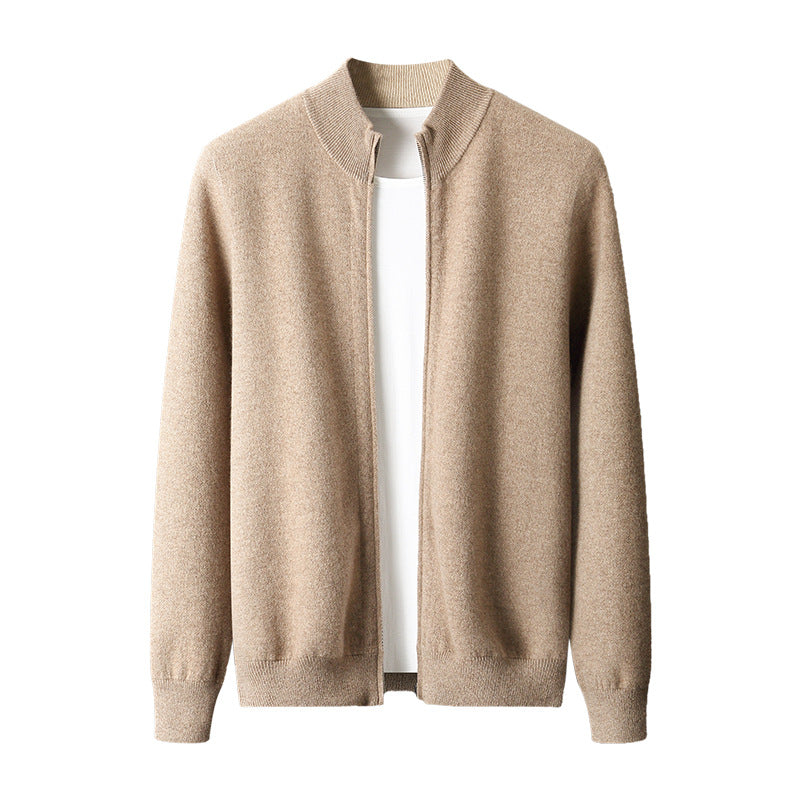 Seth™ | Zip Cashmere Stand Collar