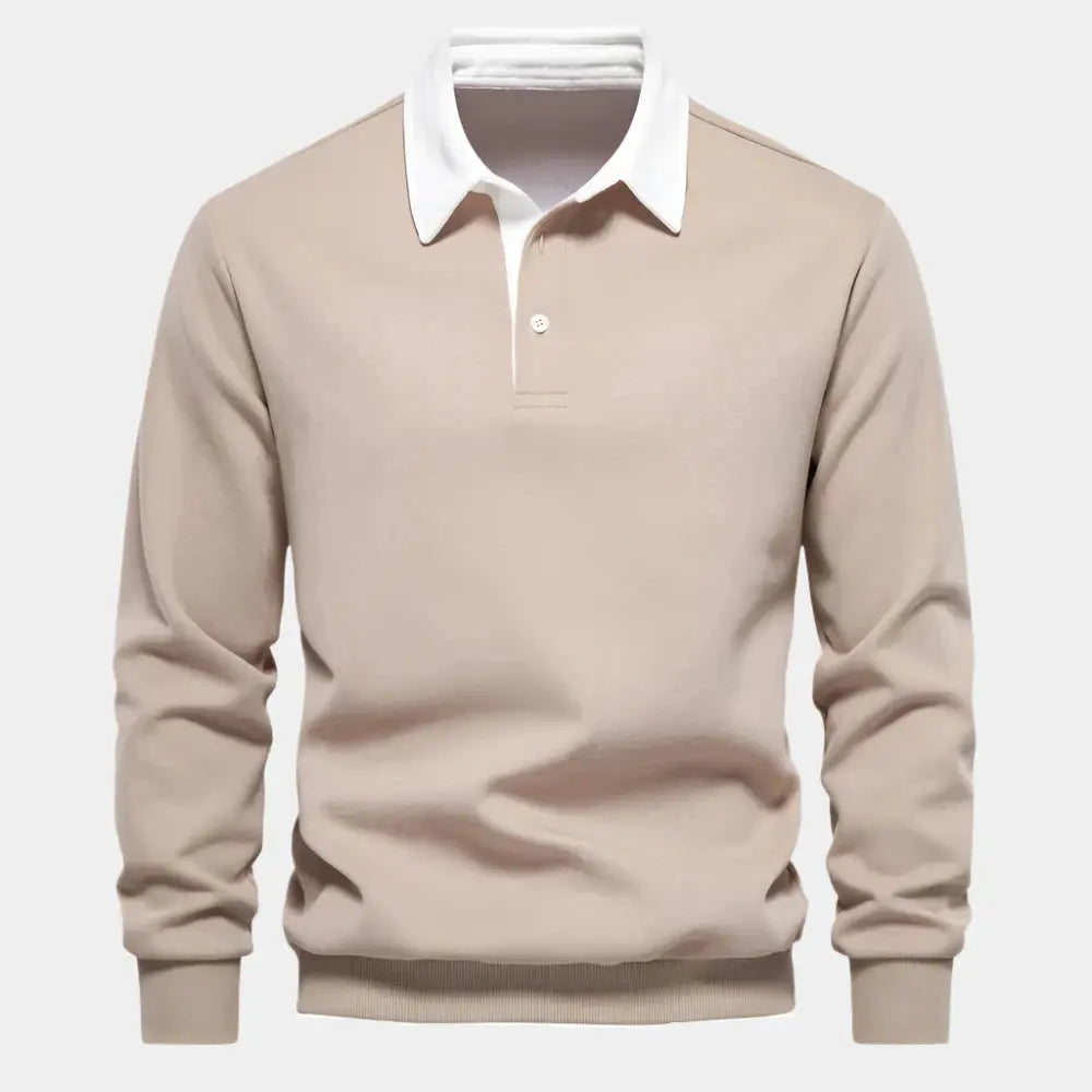 Ashton | Long-sleeved polo shirt