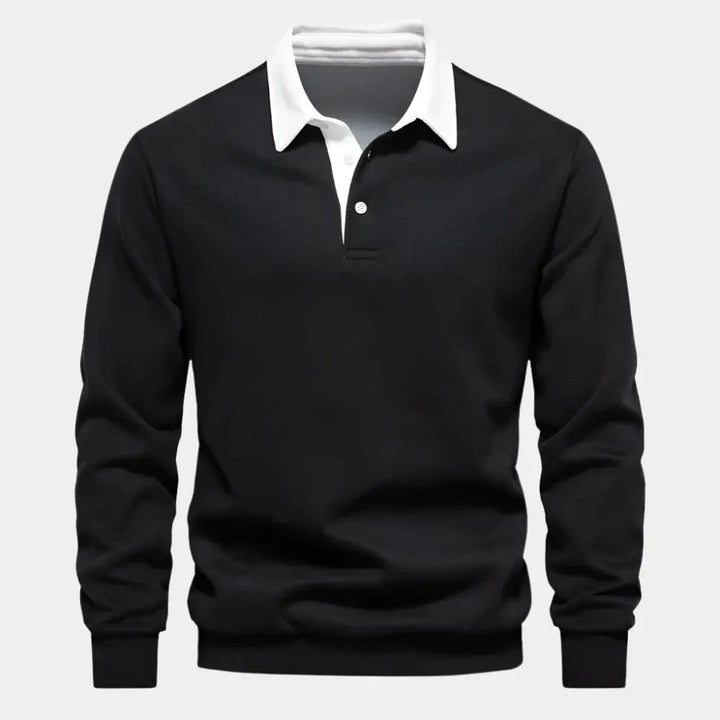 Ashton | Long-sleeved polo shirt