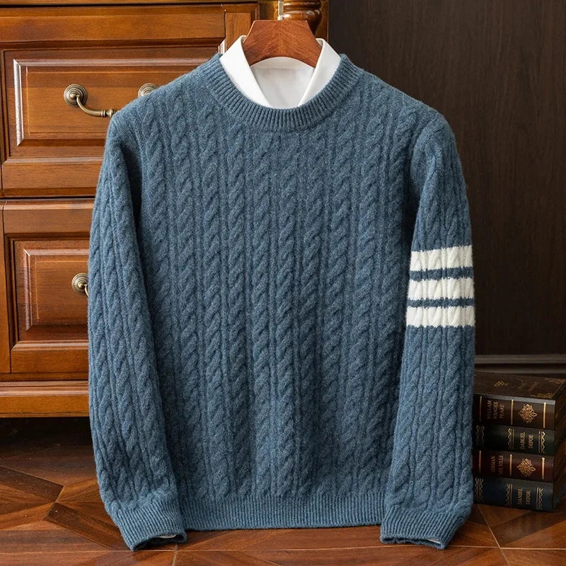 Felix™ | Cable Knit Wool Pullover