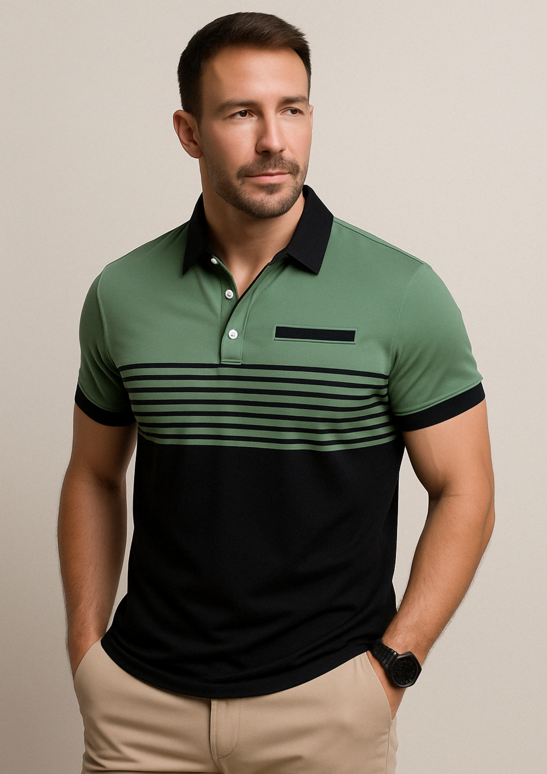 Albert | Mens Polo Shirt - Casual Golf Shirt