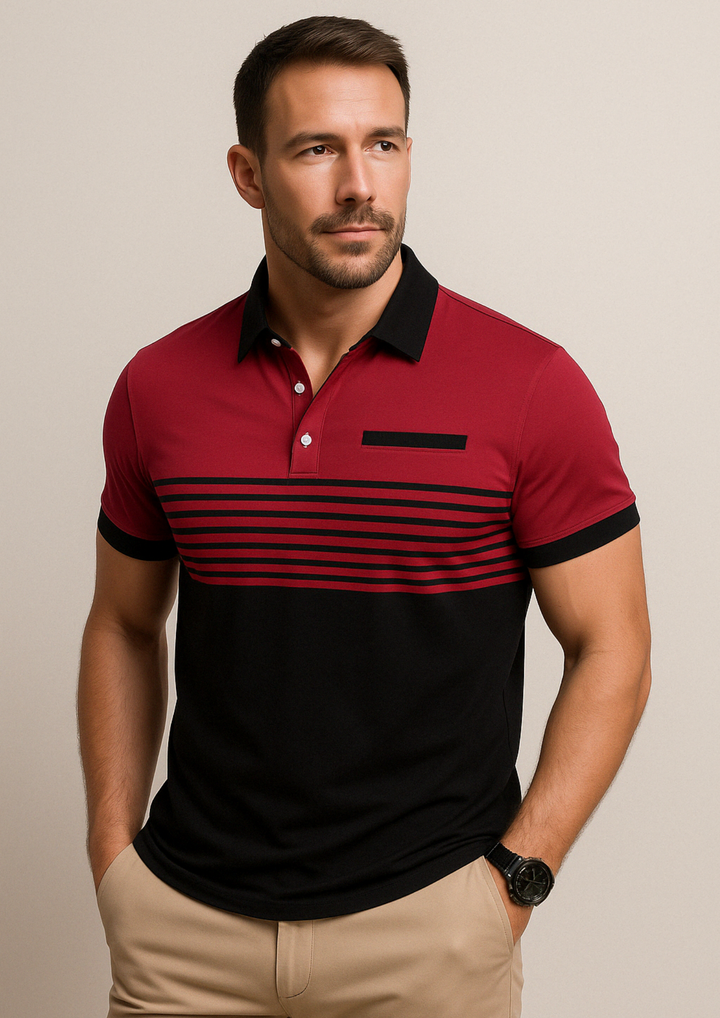 Albert | Mens Polo Shirt - Casual Golf Shirt