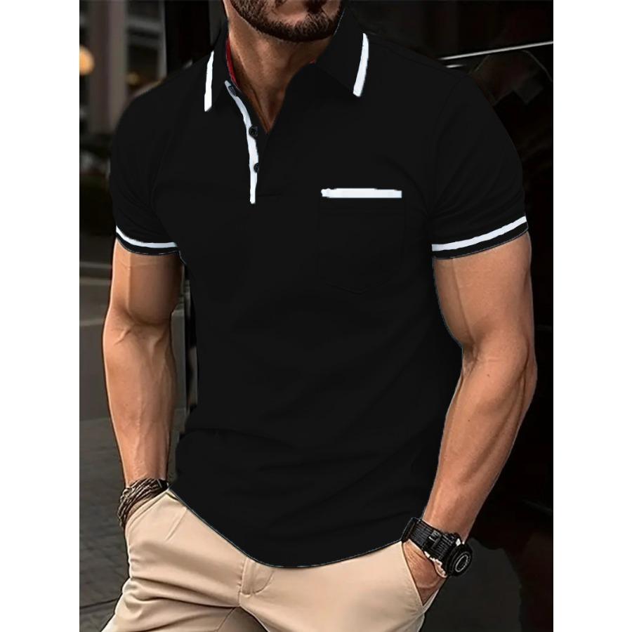 Maison | Timeless Slim Fit with Contrast Trims  Polo Shirt