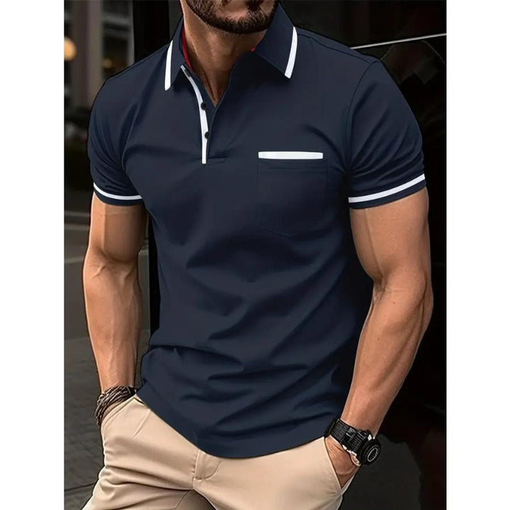 Maison | Timeless Slim Fit with Contrast Trims  Polo Shirt