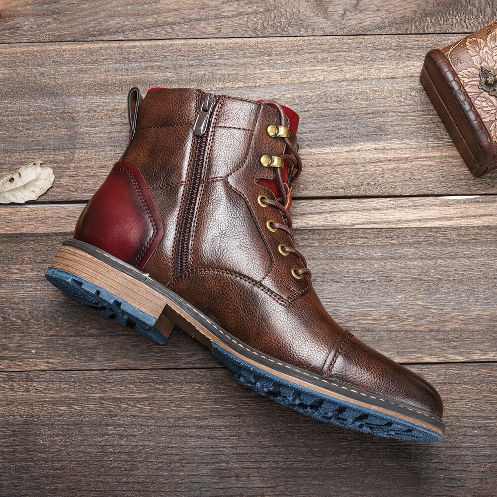 Cris™ | premium leather oxford boots
